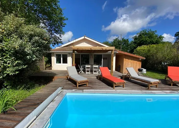 Maison Des Lauriers A With Heated Pool Андерно-ле-Бэн