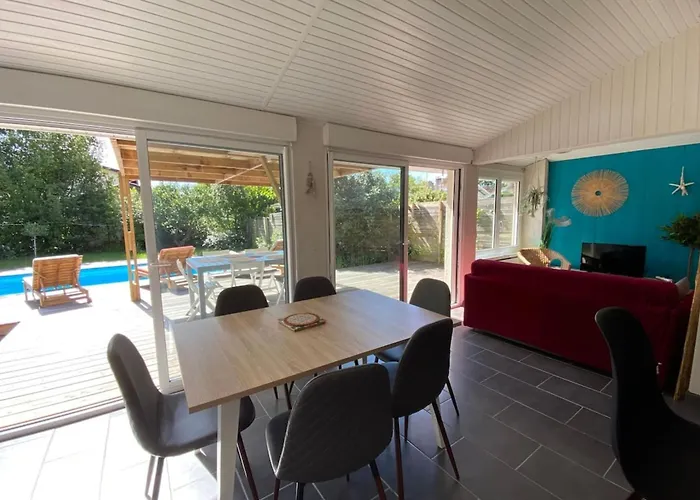 Maison Des Lauriers A With Heated Pool Дом отдыха Андерно-ле-Бэн